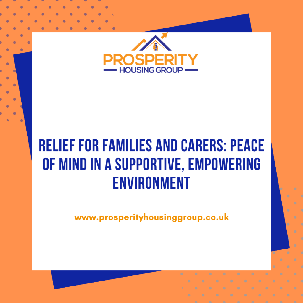 Find out how supportive and empowering environments offer relief for families and carers, providing peace of mind through tailored care and community integration.